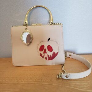 Loungefly x Disney Snow White Just One Bite Poison Apple Crossbody Bag White